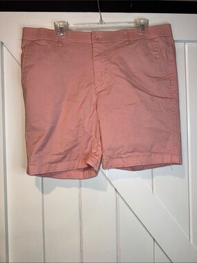 Men's Flat Front Shorts - Pink